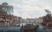 John William Edy Bridge, at Christiania oil painting